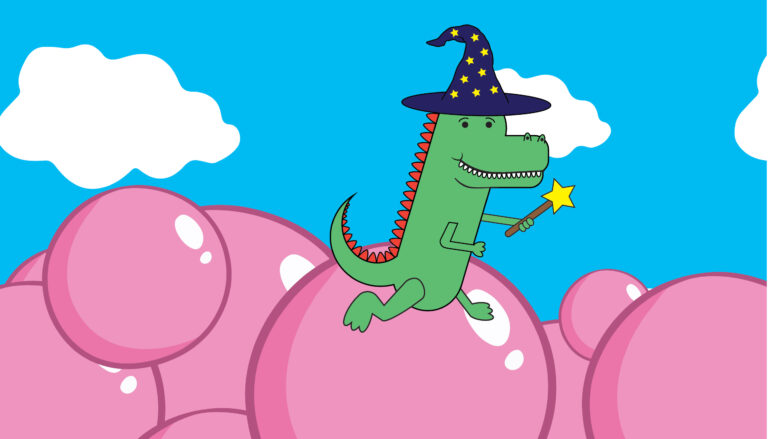 Magical Dinosaur Bubble Gum